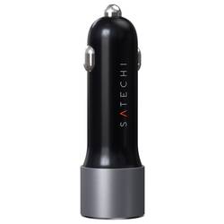 Satechi ST-TCPDCCM nabíjecí adaptér, 1x USB A , 1x USB-C®, 72 W, antracitová