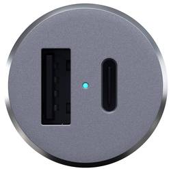 Satechi ST-TCPDCCM nabíjecí adaptér, 1x USB A , 1x USB-C®, 72 W, antracitová