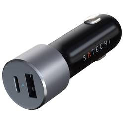 Satechi ST-TCPDCCM nabíjecí adaptér, 1x USB A , 1x USB-C®, 72 W, antracitová