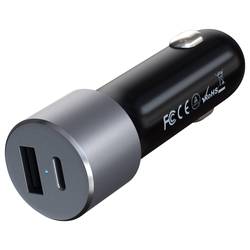 Satechi ST-TCPDCCM nabíjecí adaptér, 1x USB A , 1x USB-C®, 72 W, antracitová