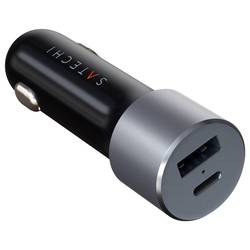 Satechi ST-TCPDCCM nabíjecí adaptér, 1x USB A , 1x USB-C®, 72 W, antracitová