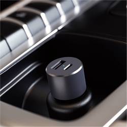 Satechi ST-TCPDCCM nabíjecí adaptér, 1x USB A , 1x USB-C®, 72 W, antracitová
