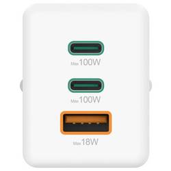 Hama USB nabíječka, 100.00 W, bílá