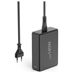 Hama USB nabíjecí hub, Qualcomm Quick Charge 3.0 , Rychlonabíječka, GaN, USB Power Delivery (USB-PD) , 140 W, Dodávka energie, Quick Charge 2.0, Quick Charge