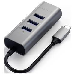 Satechi ST-TC2N1USB31AM USB Hub 3 porty USB-A, RJ45 USB 3.0 5 GBit/s vesmírná šedá ST-TC2N1USB31AM