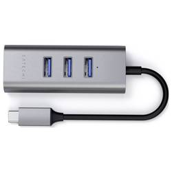 Satechi ST-TC2N1USB31AM USB Hub 3 porty USB-A, RJ45 USB 3.0 5 GBit/s vesmírná šedá ST-TC2N1USB31AM