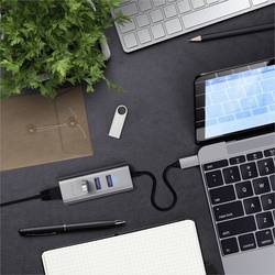 Satechi ST-TC2N1USB31AM USB Hub 3 porty USB-A, RJ45 USB 3.0 5 GBit/s vesmírná šedá ST-TC2N1USB31AM