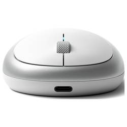 Satechi M1 optická myš, přenos Bluetooth®, 3 tlačítko, 1200 dpi, stříbrná