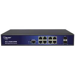 Allnet ALL-SG8610PM síťový switch 8 + 2 porty 10 / 100 / 1000 MBit/s funkce PoE