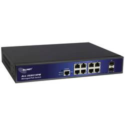 Allnet A193997 ALL-SG8610PM síťový switch 8 + 2 porty 10 / 100 / 1000 MBit/s funkce PoE