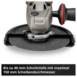 Einhell Professional AXXIO 18/150 4431144 Akumulátorová úhlová bruska 150 mm, vč. rozbrušovacího kotouče, 2600 mAh