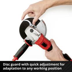 Einhell Professional AXXIO 18/150 4431144 Akumulátorová úhlová bruska 150 mm, vč. rozbrušovacího kotouče, 2600 mAh