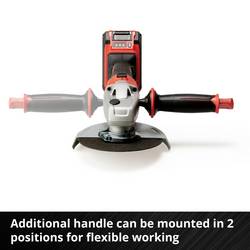 Einhell Professional AXXIO 18/150 4431144 Akumulátorová úhlová bruska 150 mm, vč. rozbrušovacího kotouče, 2600 mAh