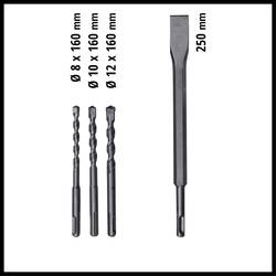 Einhell;TC-RH 620 4F Kit;SDS plus- bourací kladivo;240 V;620 W;kufřík