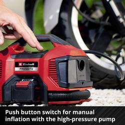 Einhell Power X-Change PRESSITO 18/21, 4020467, kompresor, 10 bar, digitální displej
