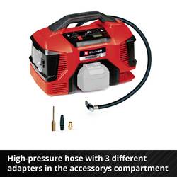 Einhell Power X-Change PRESSITO 18/21, 4020467, kompresor, 10 bar, digitální displej