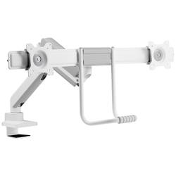 Neomounts DS75-450WH2 držák na stůl pro monitor 2 Displej: (s) 43,2 cm (17) - 81,3 cm (32) bílá nastavitelná výška, naklápěcí, nakláněcí, otočný