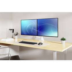 Neomounts DS75-450WH2 držák na stůl pro monitor 2 Displej: (s) 43,2 cm (17) - 81,3 cm (32) bílá nastavitelná výška, naklápěcí, nakláněcí, otočný