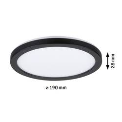 Paulmann 70997 P Atria Shine 11,2W 3000K 190mm sz Ks LED stropní svítidlo LED 11.2 W černá