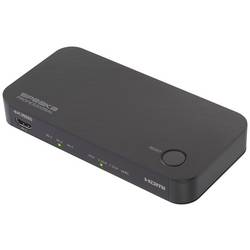 SpeaKa Professional TV, přijímač, audio extraktor SP-HDA-510 [HDMI - HDMI] 3840 x 2160 Pixel eARC, S/PDIF- + analog výstup, integrovaný 3portový HDMI přepínač
