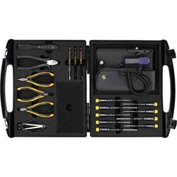 BERNSTEIN Tools for Electronics Bernstein Werkzeugfabrik 2280 sada nářadí ESD, profesionální v kufříku 18dílná