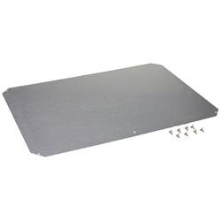 Fibox Mounting plate (630x430x2 mm) Galvanized steel, for size 700x500x300 N/A ocel pozinkovaná (d x š) 630 mm x 430 mm 1 ks