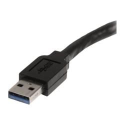 StarTech.com Síťový adaptér USB 3.0 konektor rj45 5 m vícebarevná Aktivní se zesílením signálu USB3AAEXT5M