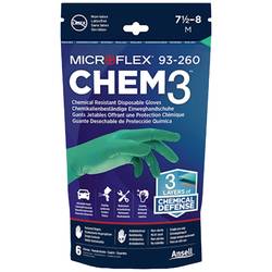 Ansell MICROFLEX® 93260RP090 6 ks nitril, Neopren jednorázové rukavice Velikost rukavic: 8.5, 9 EN 388:2016, EN 420-2003, EN 374-2, EN 374-4, EN 21420:2020, EN