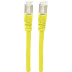 Intellinet 740647 RJ45 síťové kabely, propojovací kabely CAT 6A S/FTP 0.50 m žlutá fóliové stínění, stínění pletivem, stíněný, bez halogenů 1 ks