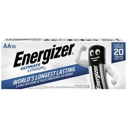 Energizer Ultimate FR6 tužková baterie AA lithiová, 3000 mAh, 1.5 V, 10 ks