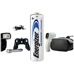 Energizer Ultimate FR6 tužková baterie AA lithiová, 3000 mAh, 1.5 V, 10 ks