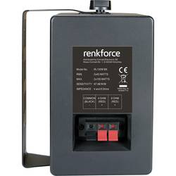 Renkforce RL100W BK regálový reproduktor černá 100 W 90 Hz - 20000 Hz 1 pár