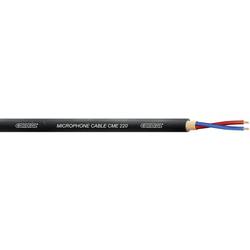 Cordial CME 220 mikrofonový kabel 2 x 0.2 mm² + 2 x 0.2 mm² černá metrové zboží