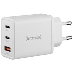 Intenso W65ACC GaN USB nabíječka, GaN, USB Power Delivery (USB-PD) , 1x USB A , 2x USB-C®, 65 W, Dodávka energie, bílá