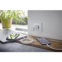 Intenso W65ACC GaN USB nabíječka, GaN, USB Power Delivery (USB-PD) , 1x USB A , 2x USB-C®, 65 W, Dodávka energie, bílá