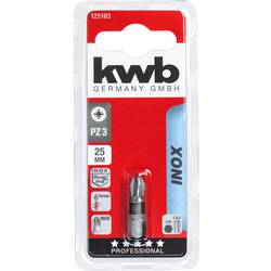 kwb 125103 křížový bit Pohon (šroubovák): 1/4 (6,3 mm) Typ zakončení: křížový PZ PZ 3