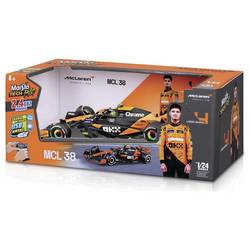 MaistoTech F1 McLaren MCL38 ´24 Miami Version #4 Norris 1:24 RC model auta elektrický, závodní auto, vč. akumulátorů a kabelu k nabíjení, 582359N