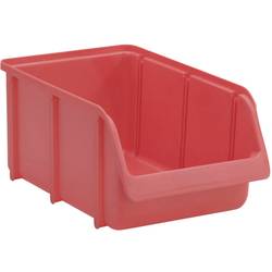 Hünersdorff 674100 skladový box , 4, stohovatelné, (d x š x v) 332 x 207 x 155 mm, červená, 1 ks