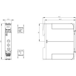 Siemens 3RP2505-1AW30 3RP25051AW30 časové relé, 1 ks