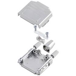encitech DPPK-M-09-K 6260-0105-01 D-SUB pouzdro Pólů: 9 plast, pokovený 180 ° stříbrná 1 ks