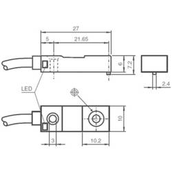 Pepperl+Fuchs indukční senzor přiblížení 10 x 6 mm zarovnaná PNP NBB2-F29-A2