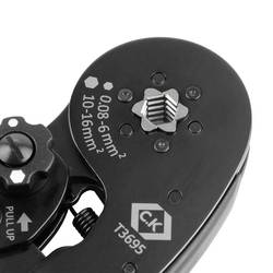 C.K T3695 T3695 krimpovací kleště a kleště na odstranění izolace dutiny na kabely, 0.08 do 16 mm²