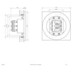 EVN LQ41802W LQ41802W LED vestavné nástěnné svítidlo, LED, pevně vestavěné LED, 1.8 W, bílá