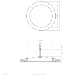 EVN LR44143502 LR44143502 LED panel vestavný 12 W teplá bílá bílá