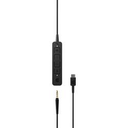 EPOS EPOS ADAPT 165T USB-C II - ADAPT 100 Series - Headset Headset otevřená (On Ear) kabelová stereo černá Potlačení hluku regulace hlasitosti, Vypnutí zvuku