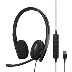 EPOS EPOS ADAPT 160T USB II - Headset - On-Ear - kabelgebunden Headset otevřená (On Ear) kabelová stereo černá Potlačení hluku regulace hlasitosti, Vypnutí