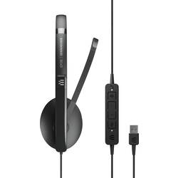EPOS EPOS ADAPT 160T USB II - Headset - On-Ear - kabelgebunden Headset otevřená (On Ear) kabelová stereo černá Potlačení hluku regulace hlasitosti, Vypnutí