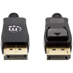Manhattan DisplayPort kabel Konektor DisplayPort, Konektor DisplayPort 1.00 m černá 353595 8K UHD Kabel DisplayPort