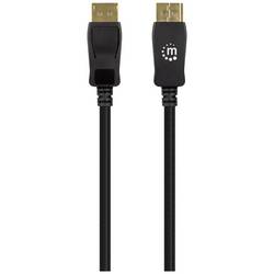 Manhattan DisplayPort kabel Konektor DisplayPort, Konektor DisplayPort 1.00 m černá 353595 8K UHD Kabel DisplayPort