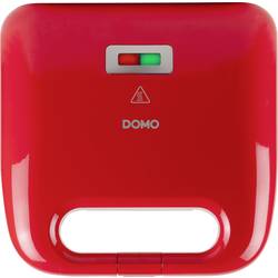 DOMO Snack Party 5in1 sendvičovač Cool touch pouzdro, nepřilnavý povlak červená